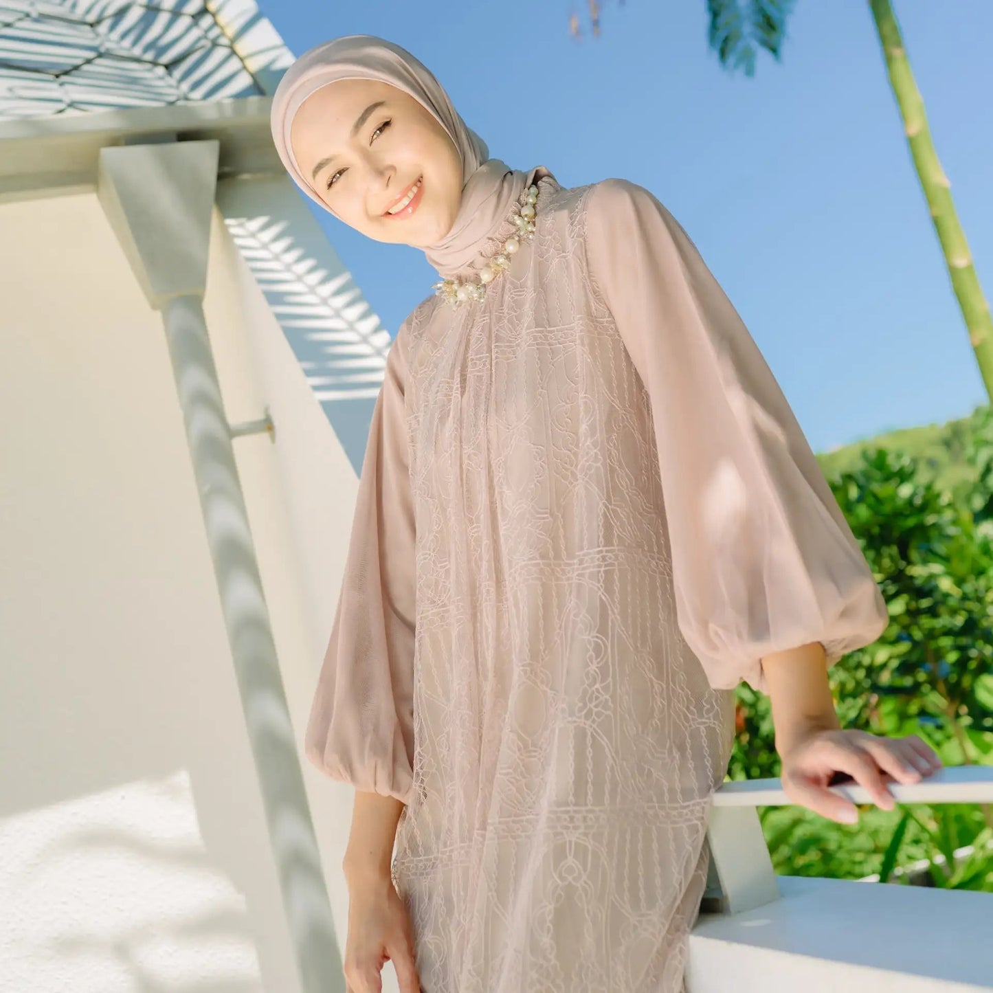 Syahira Mocca Dress  hijabchic dress 4