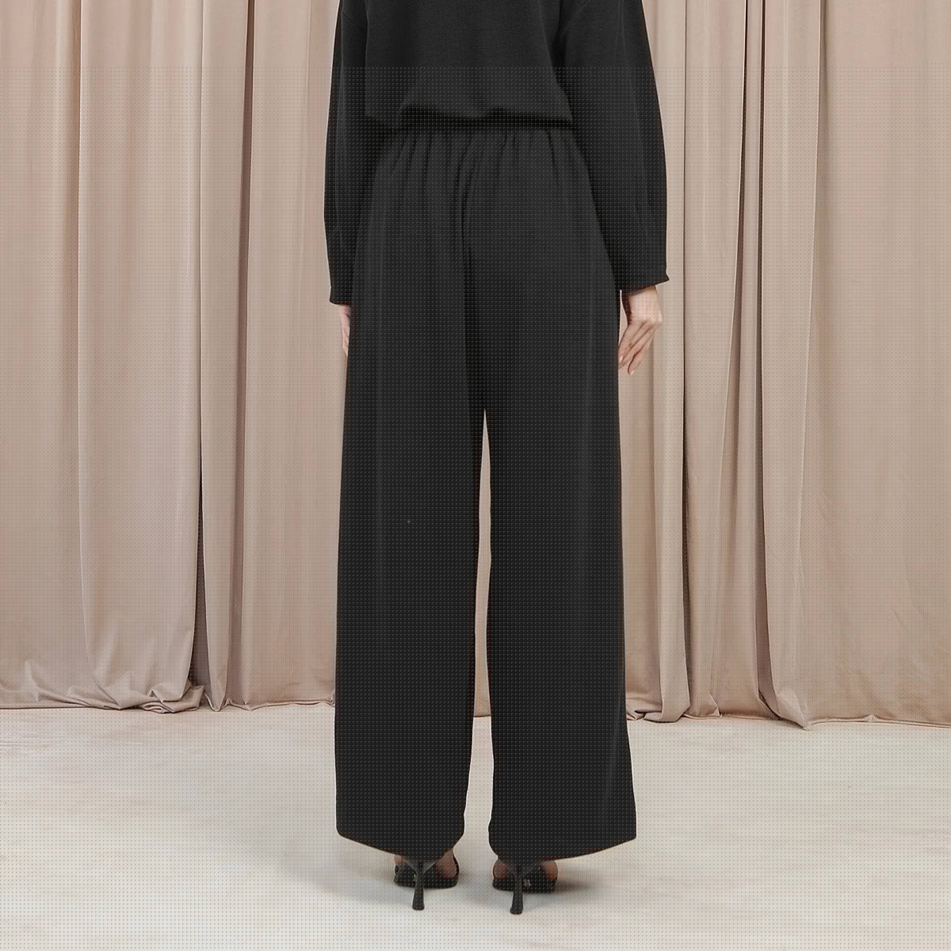 Nava Pants - Celana Knit Karet Pinggang Silluet Lurus | HijabChic