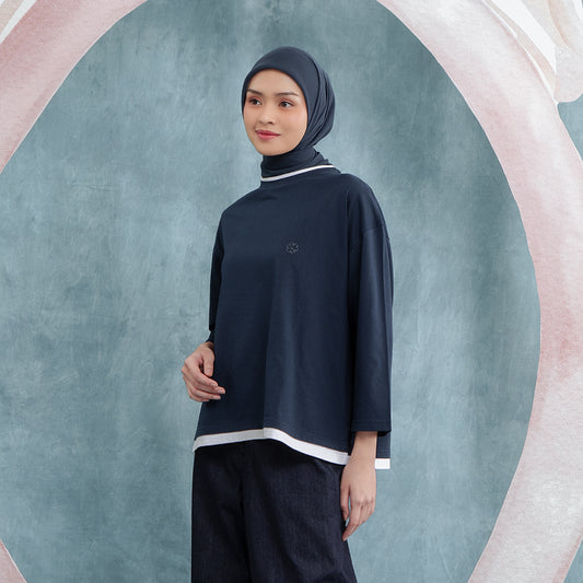 Rora Navy Top