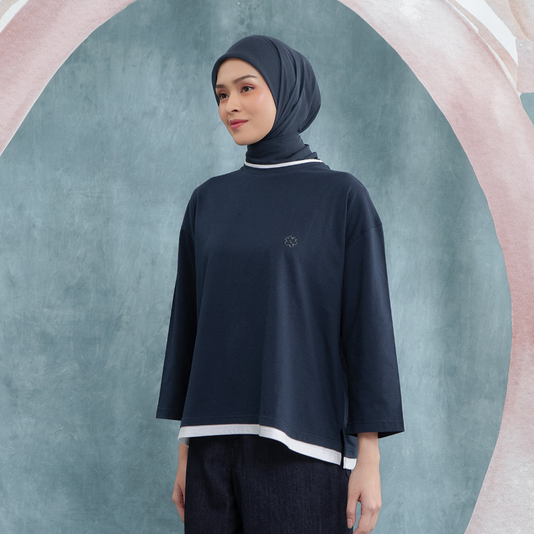 Rora Navy Top
