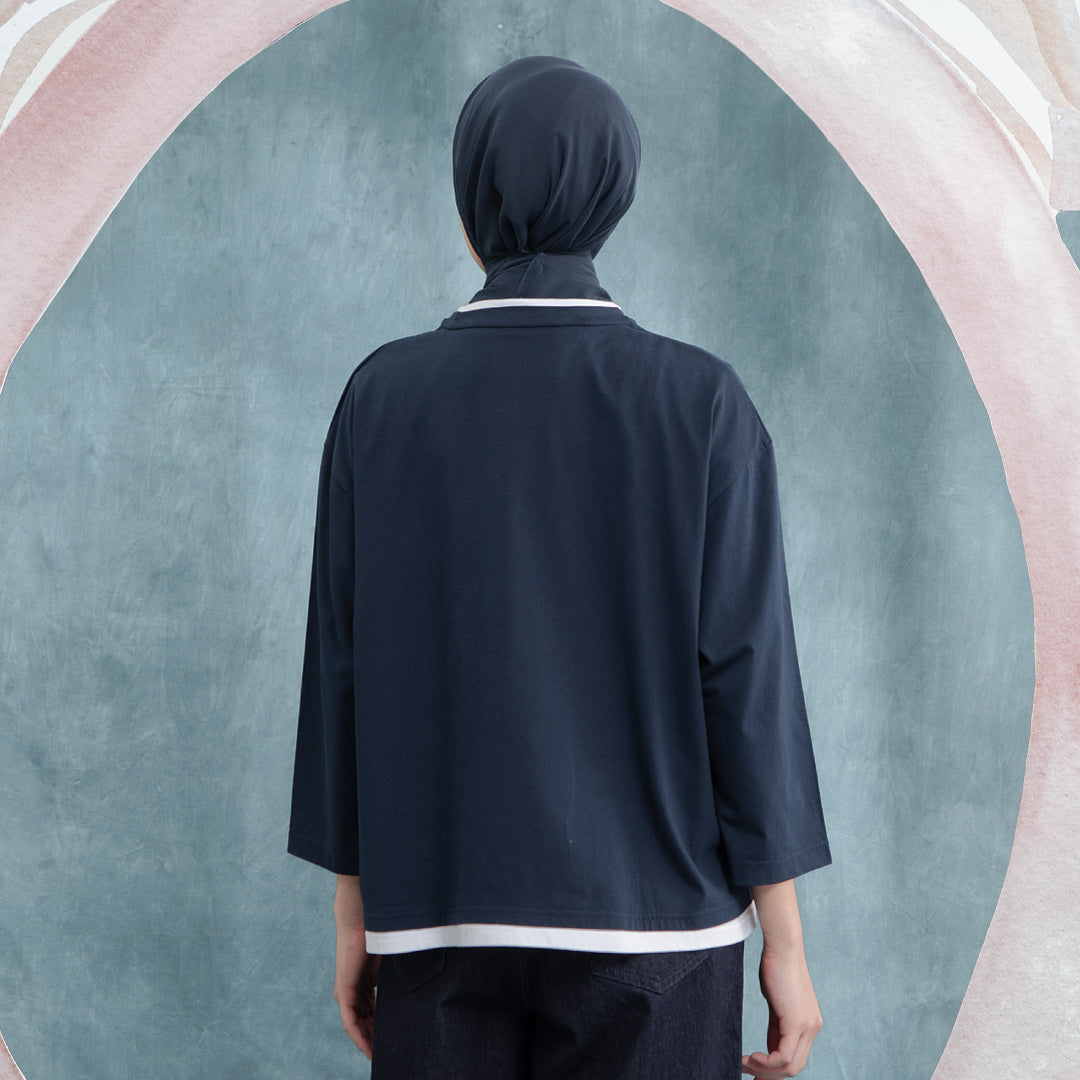 Rora Navy Top