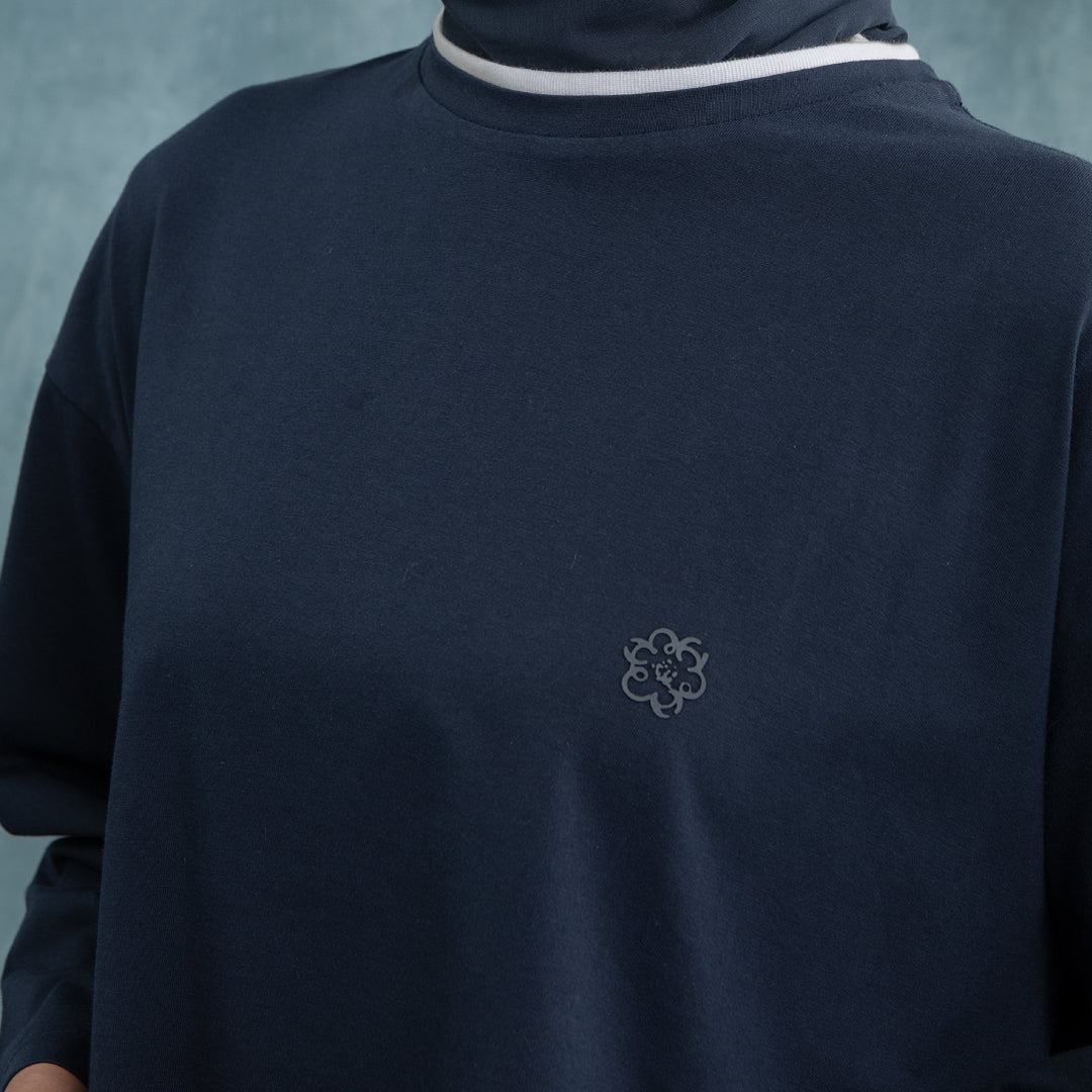 Rora Navy Top