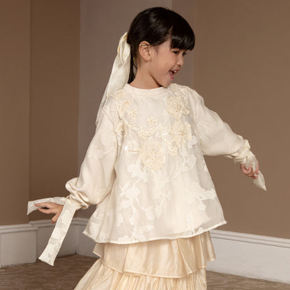 Narella Girl Top Beige