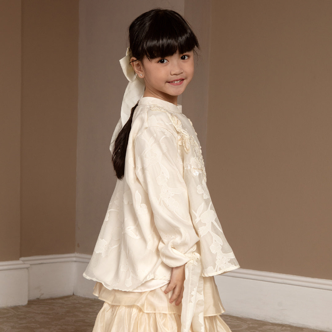 Narella Girl Top Beige