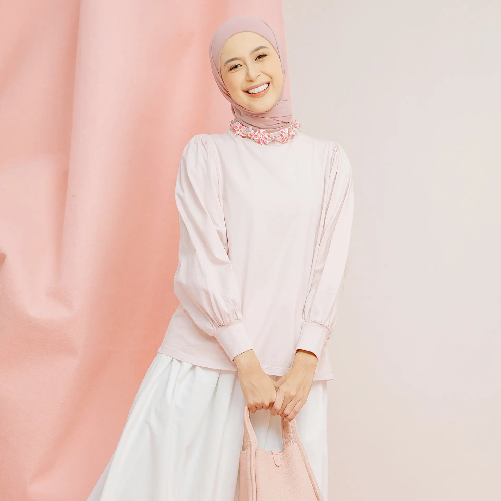 Uzma Peach Pink Tops