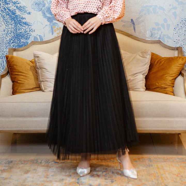 penelope pleats skirt hijabchic sabrina sosiawan rok tulle