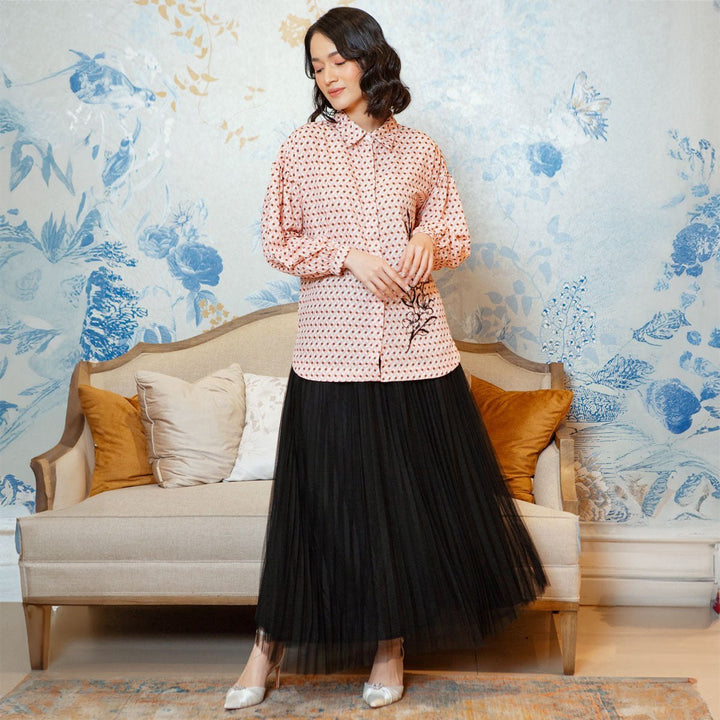 penelope pleats skirt hijabchic sabrina sosiawan rok tulle