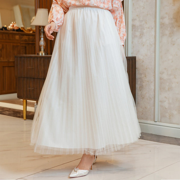 penelope pleats skirt hijabchic sabrina sosiawan rok tulle