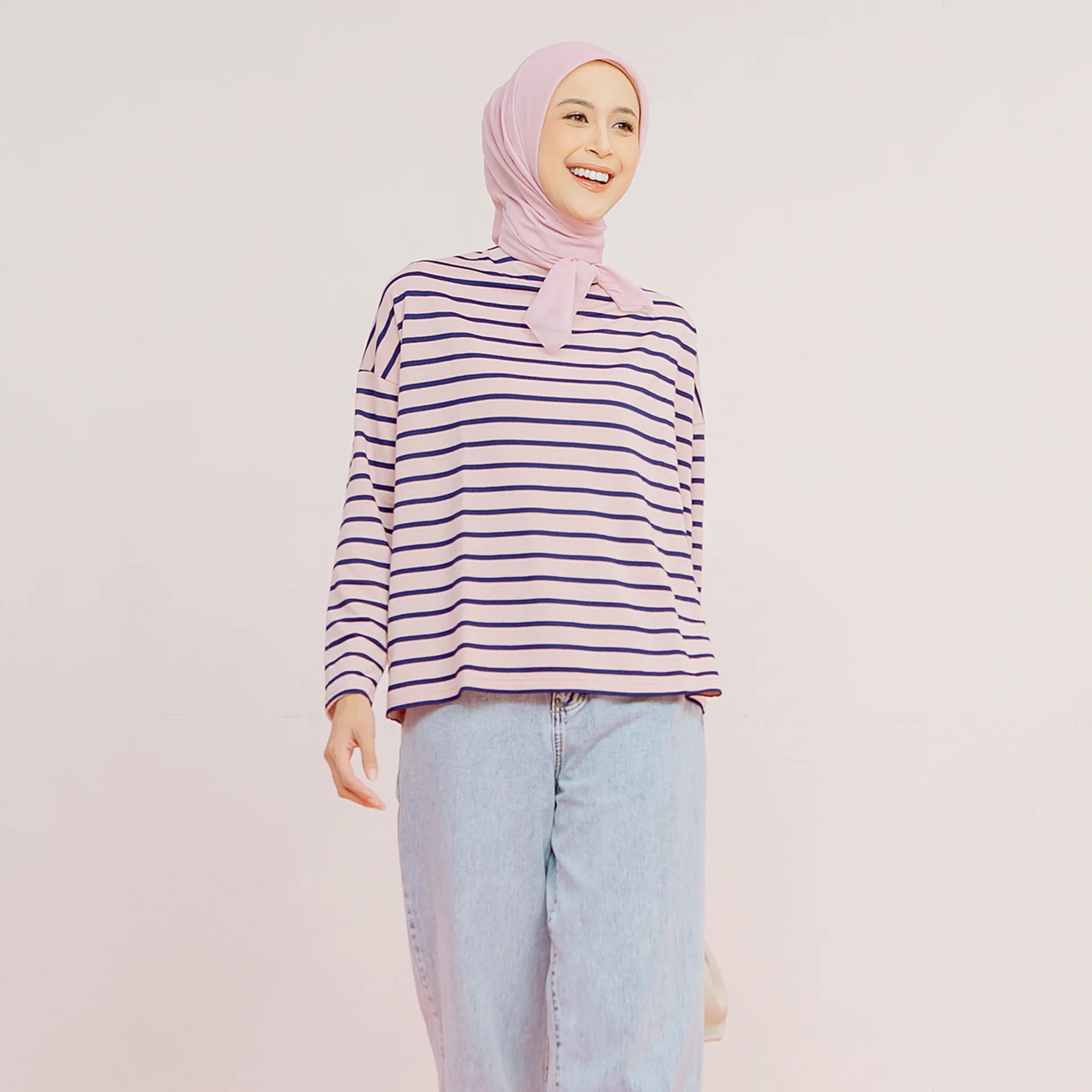 Ulyani Pink Stripe Top