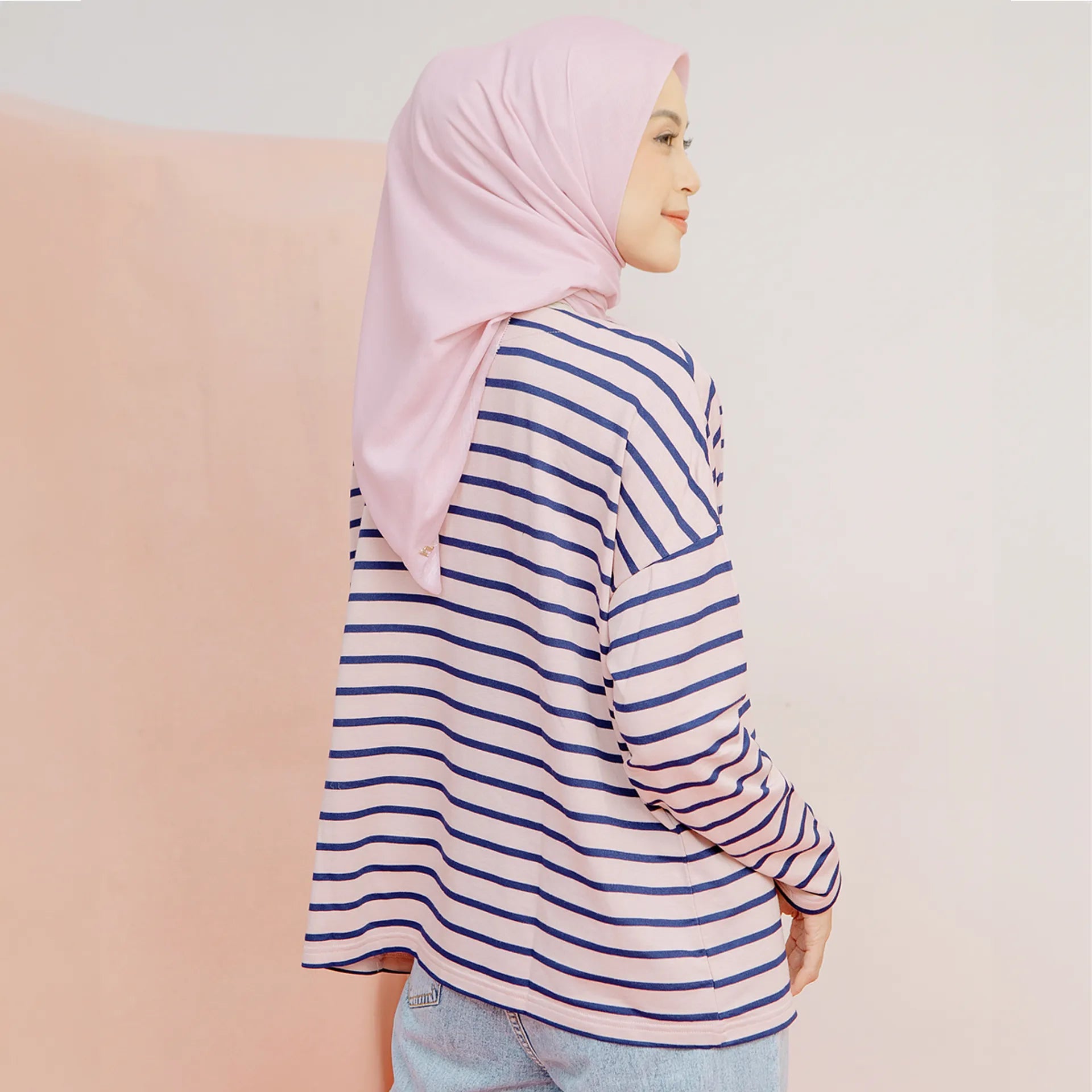 Ulyani Pink Stripe Top