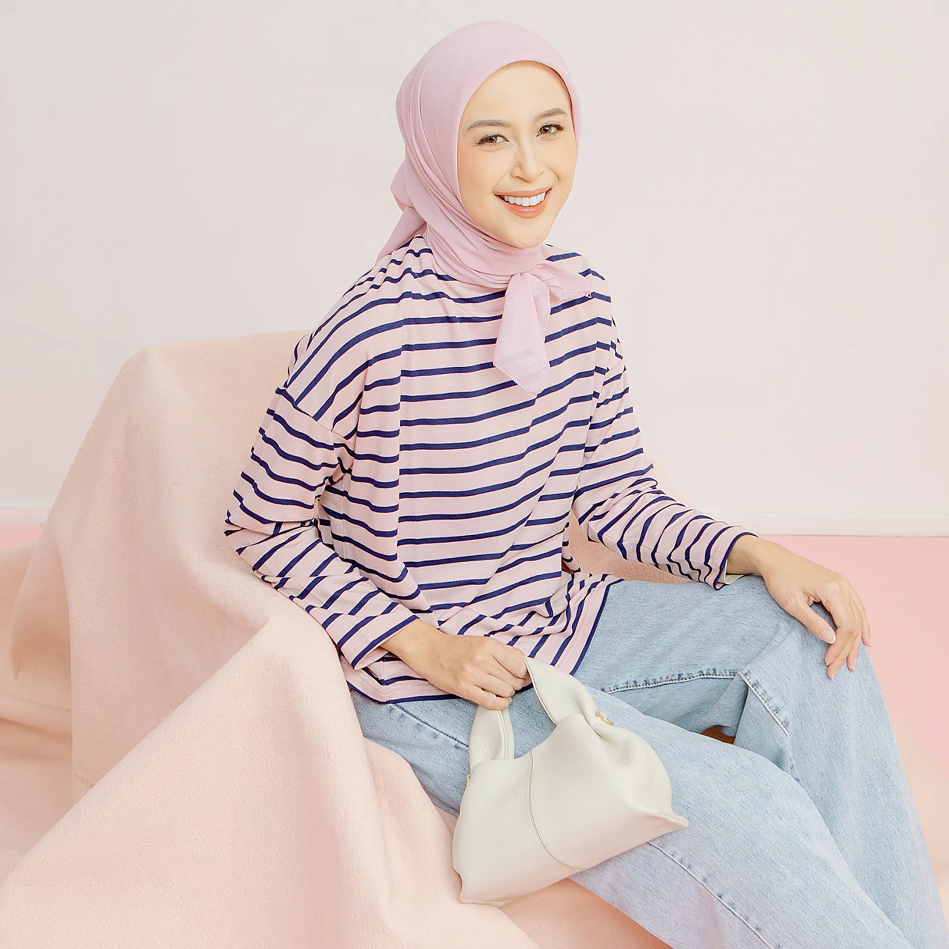 Ulyani Pink Stripe Top