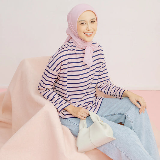 Ulyani Pink Stripe Top