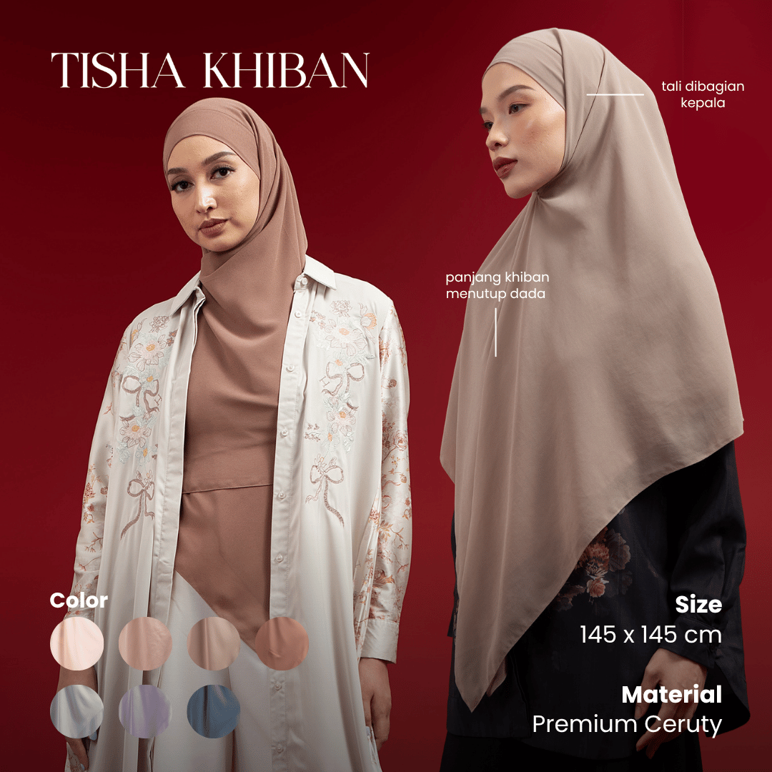 Tisha Khiban - Khimar Bandana