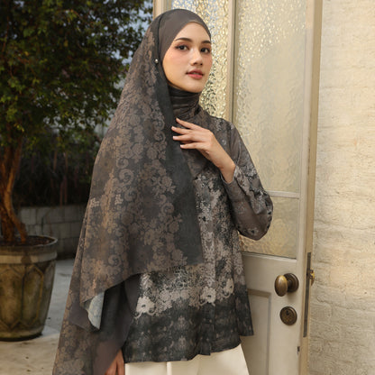 Renna Pashmina Olive Ash