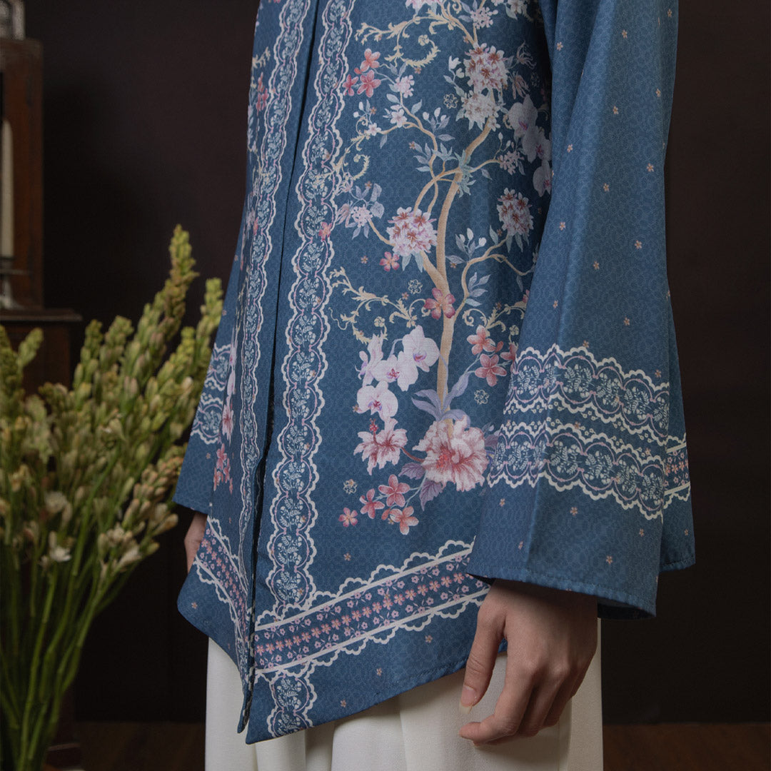 Seruni Misty Blue Kebaya
