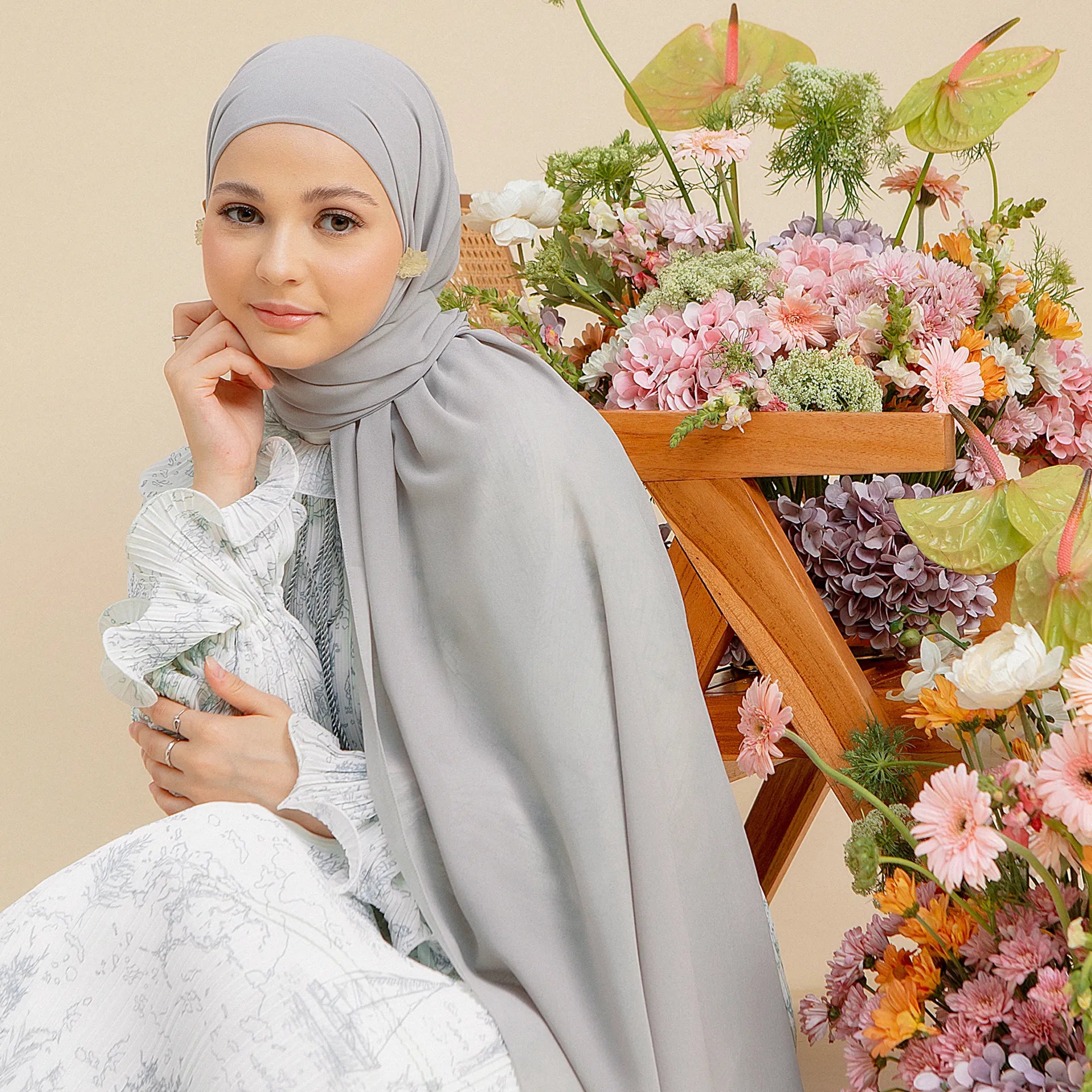 Azima Stone Instant Pashmina