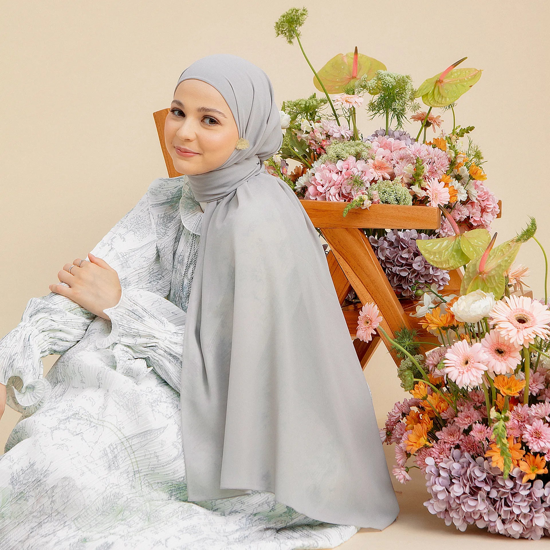 Azima Stone Instant Pashmina