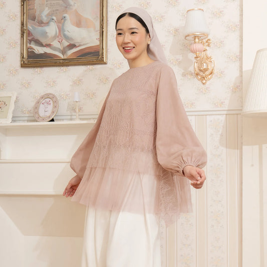 Syahita Dusty Pink Tops