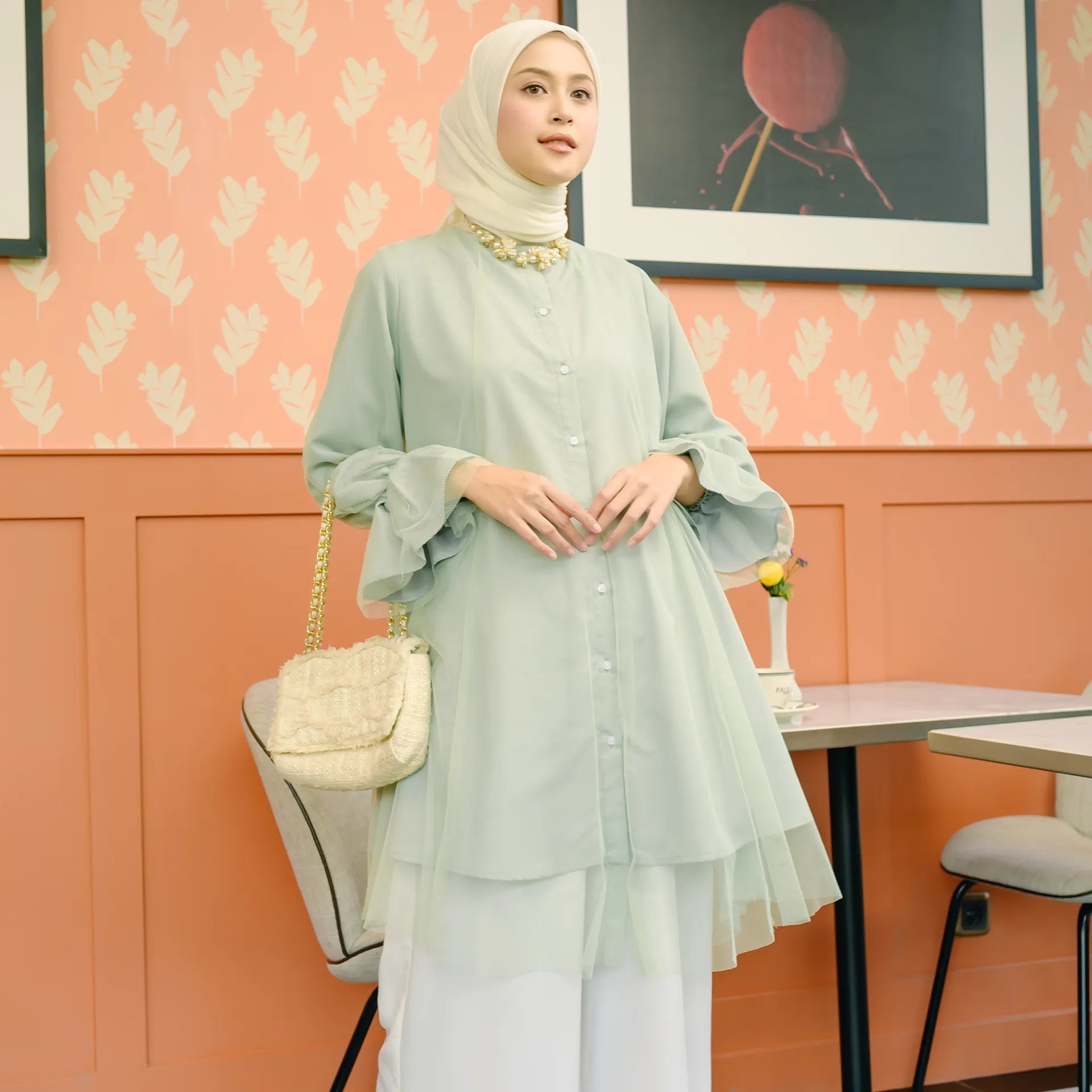 katie sage top hijabchic atasan tulle