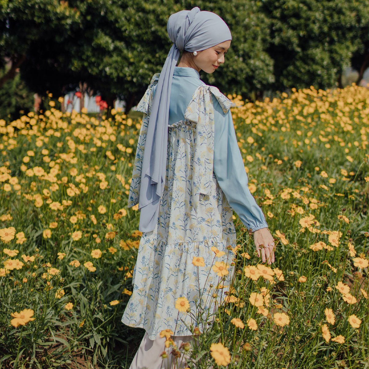 Salwein Multicolour Clothing Set | HijabChic