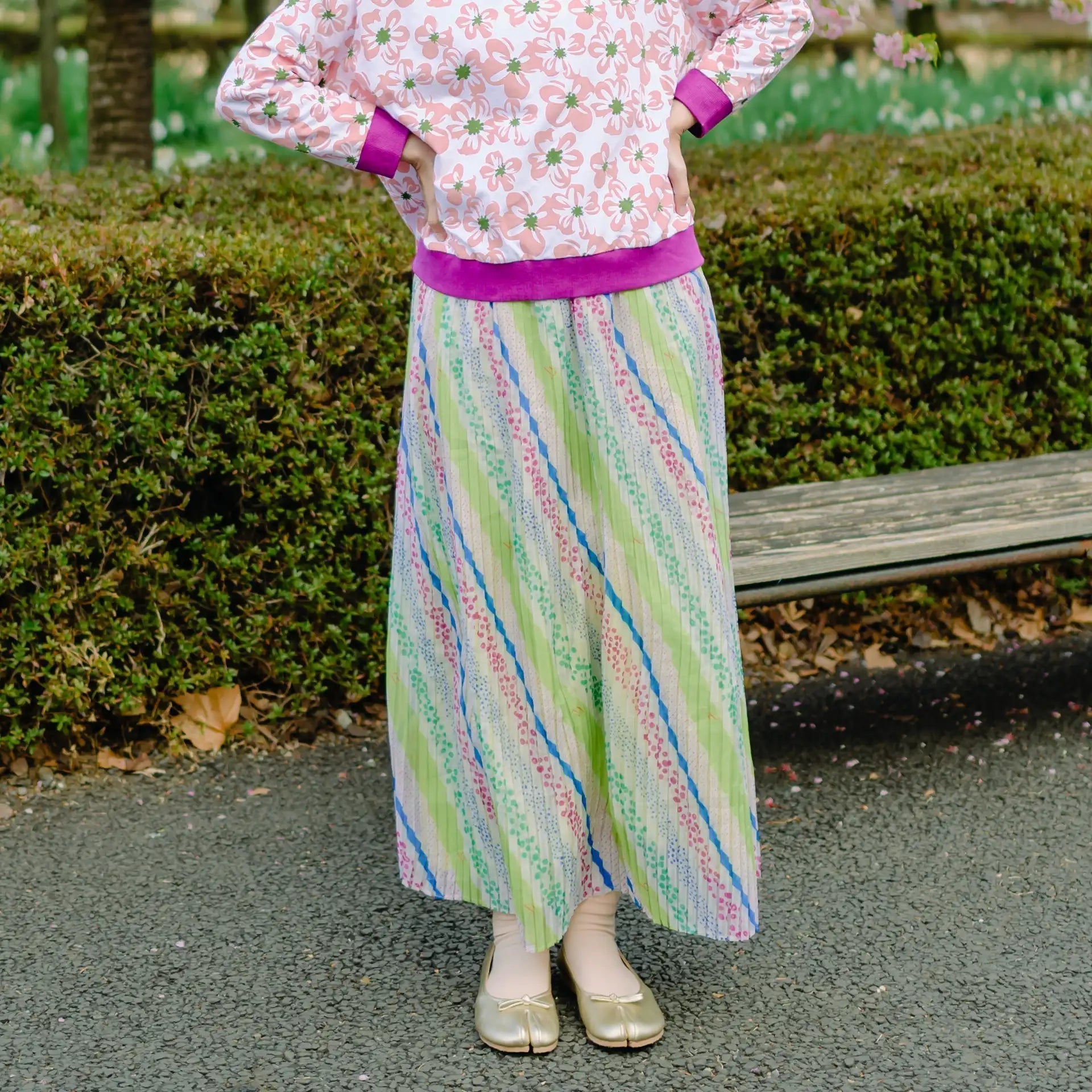 Sanda Multicolour Skirt | HijabChic