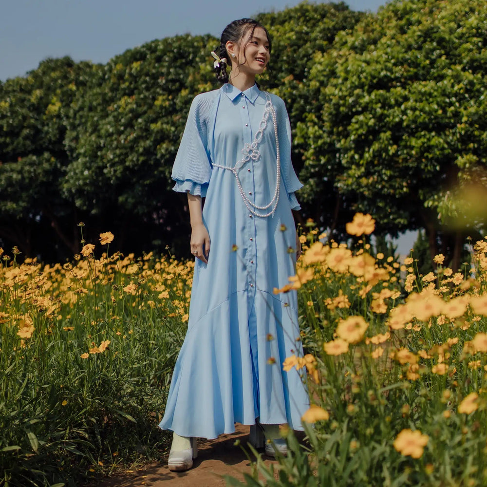 Sankara Blue Dress | HijabChic