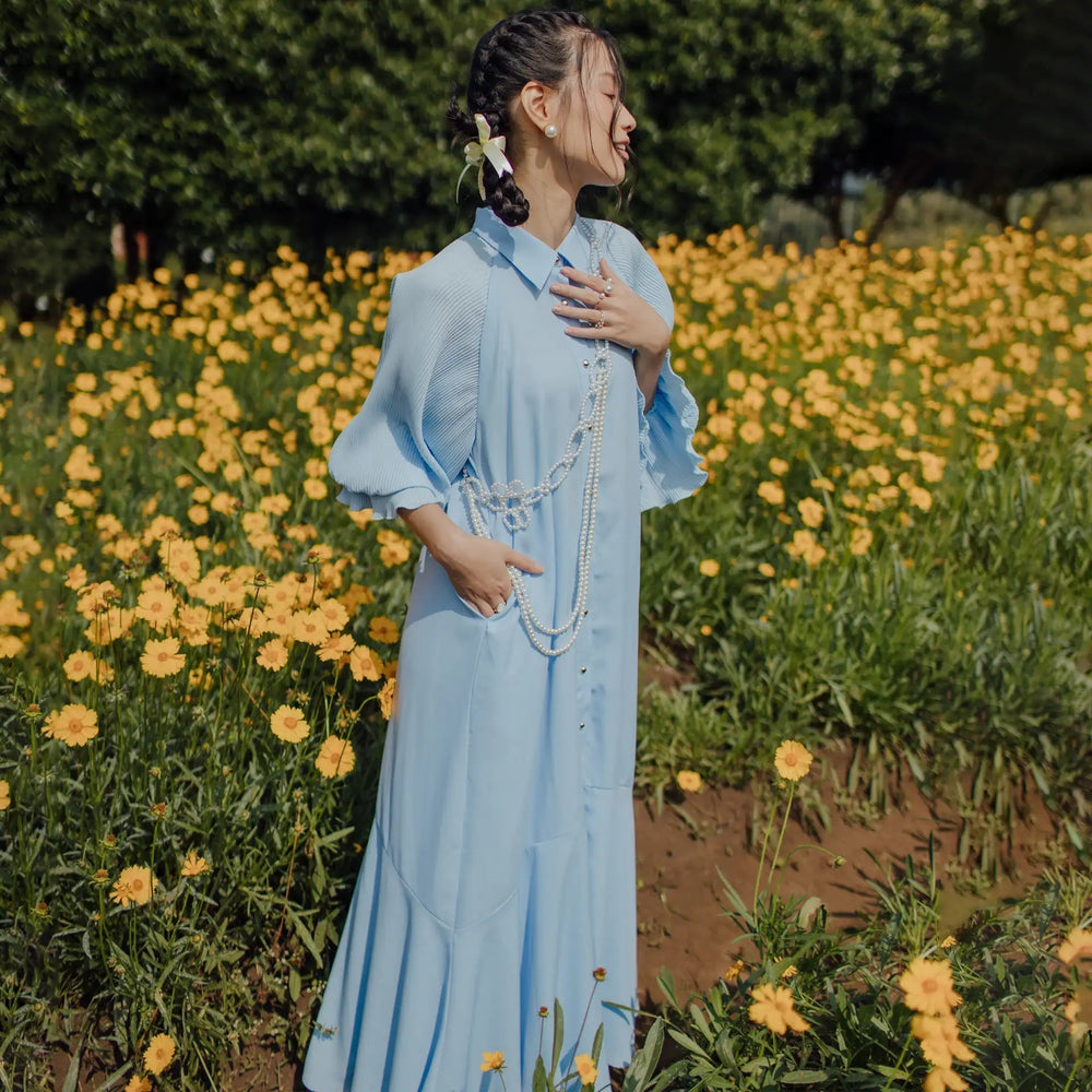 Sankara Blue Dress | HijabChic