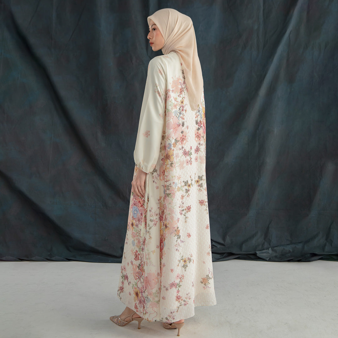 Selene Dress Ivory Blossom