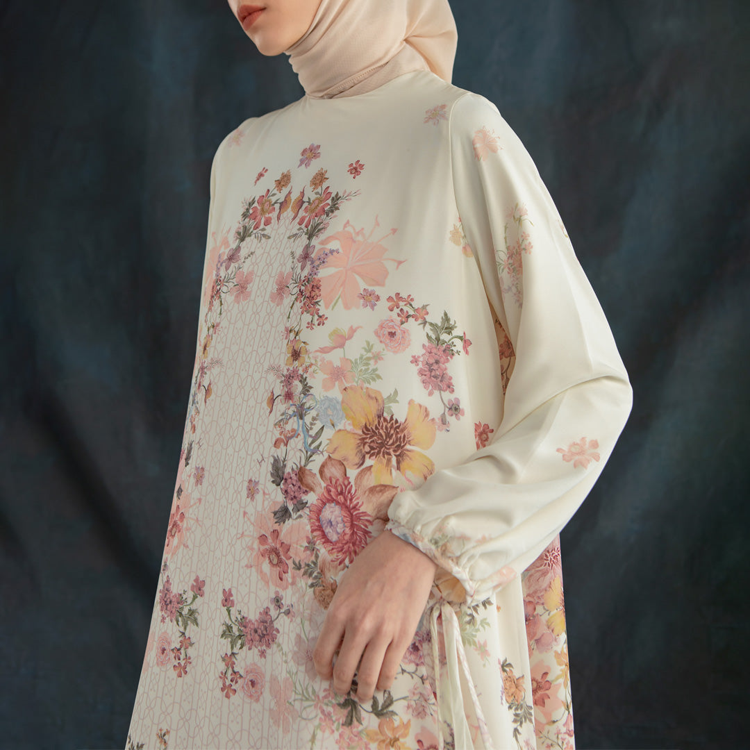 Selene Dress Ivory Blossom