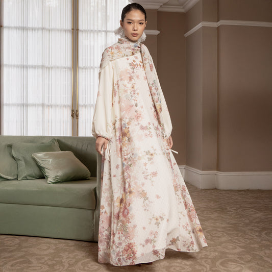 Selene Dress Ivory Blossom