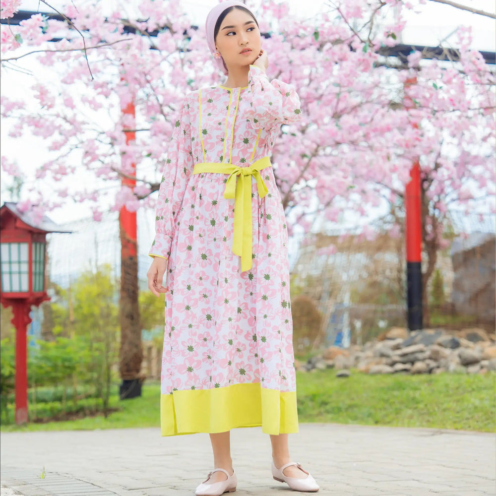 Shima Multicolour Dress | HijabChic