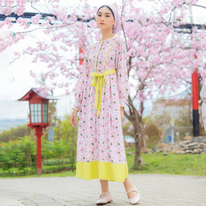 Shima Multicolour Dress | HijabChic