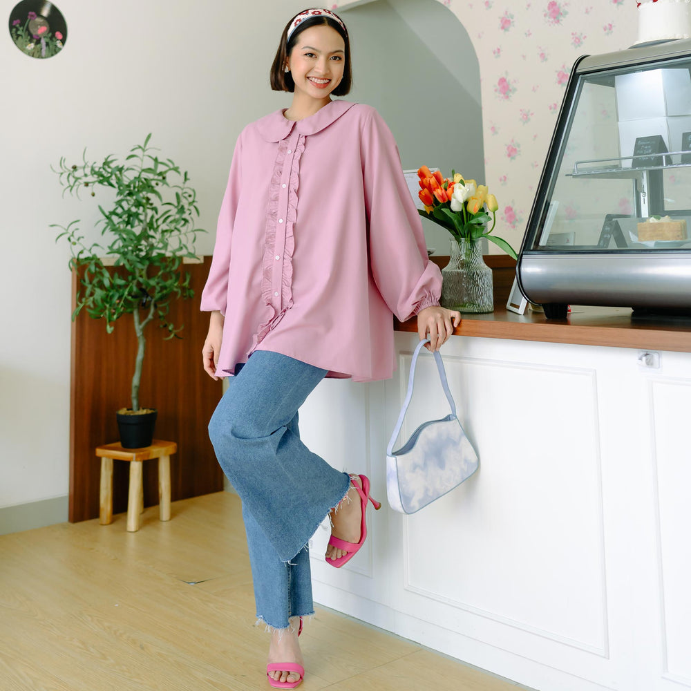 Sofie Pink Tops | HijabChic