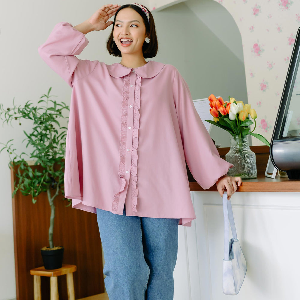 Sofie Pink Tops | HijabChic