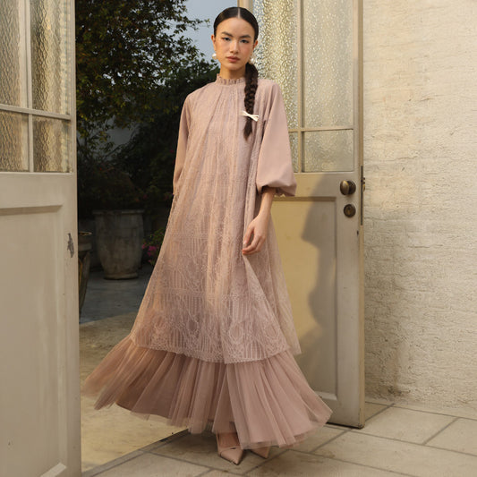 Syahira Mocca Dress (pre order 14 hari)