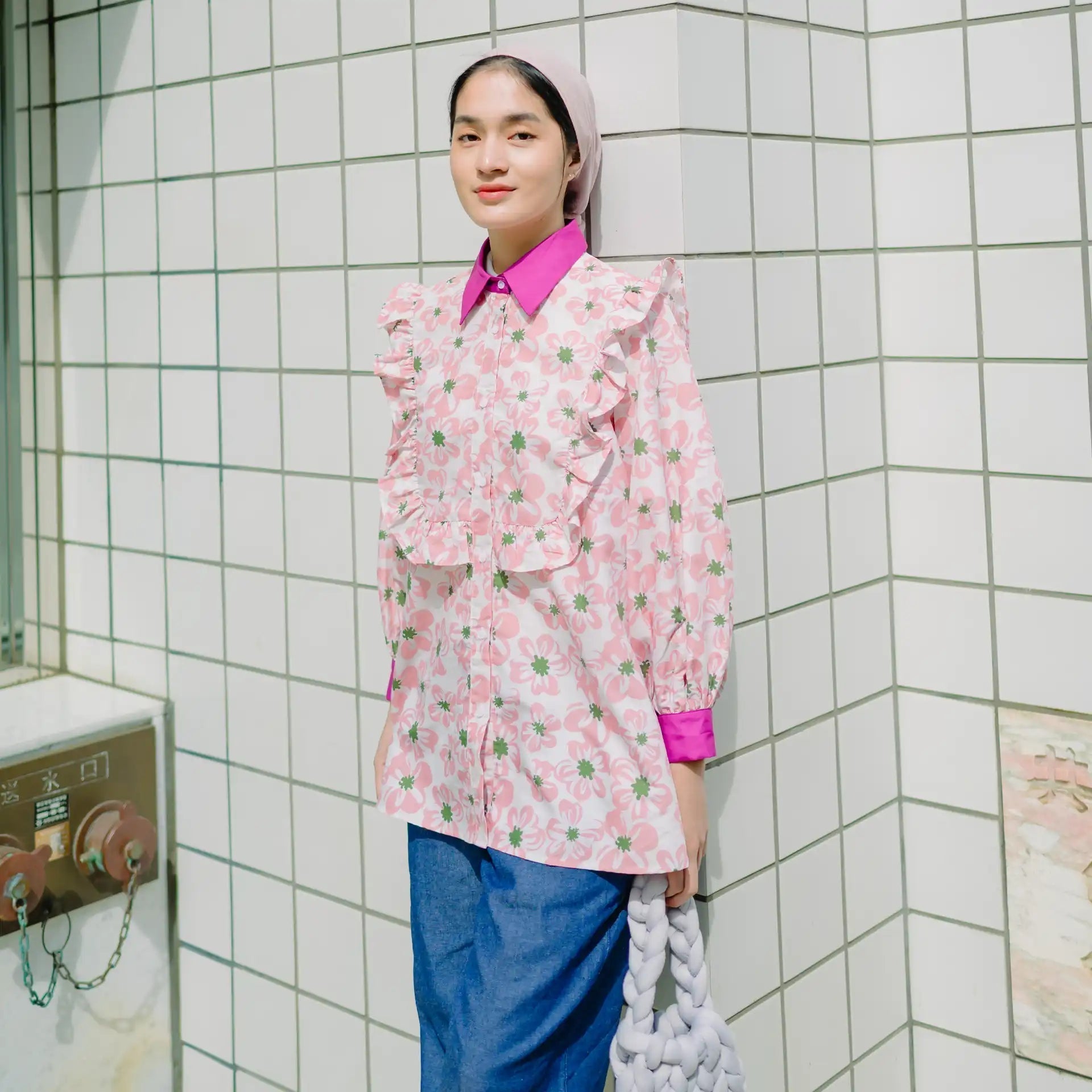 Tahara Multicolour Tops | HijabChic