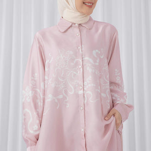 Tallyn Enchanted Pink Coquette Top | HijabChic