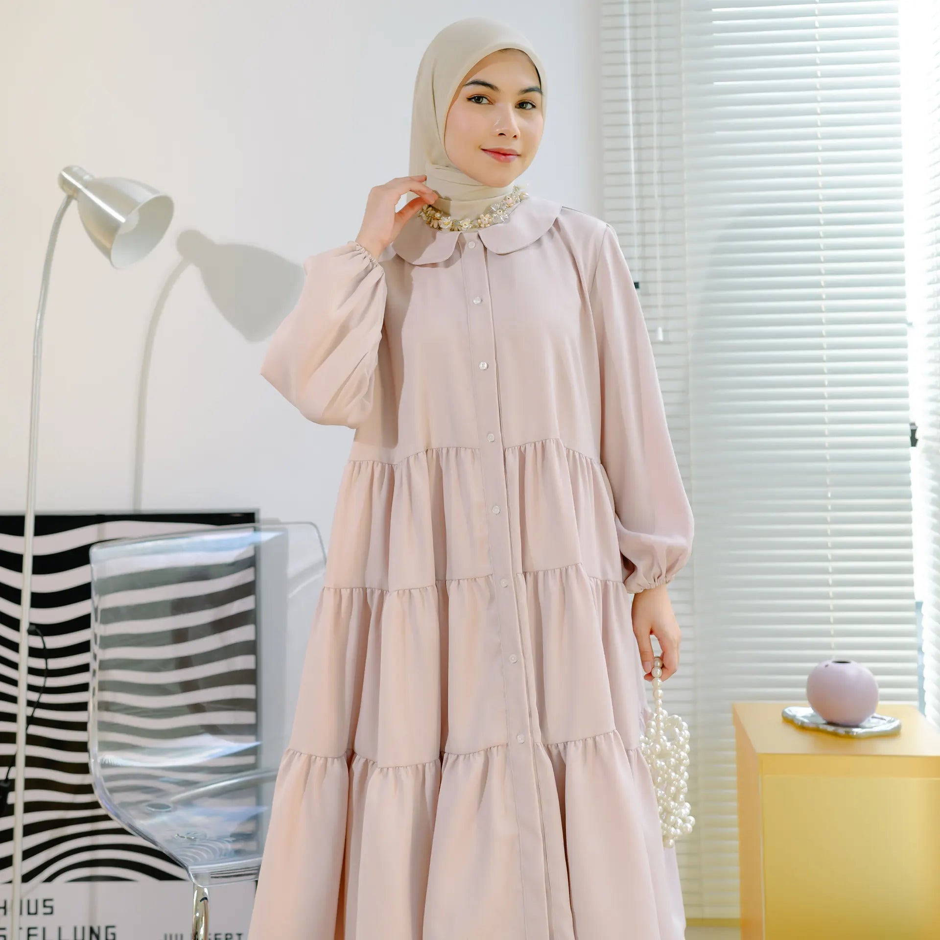 HijabChic Cassandra Tan Tunic | HijabChic