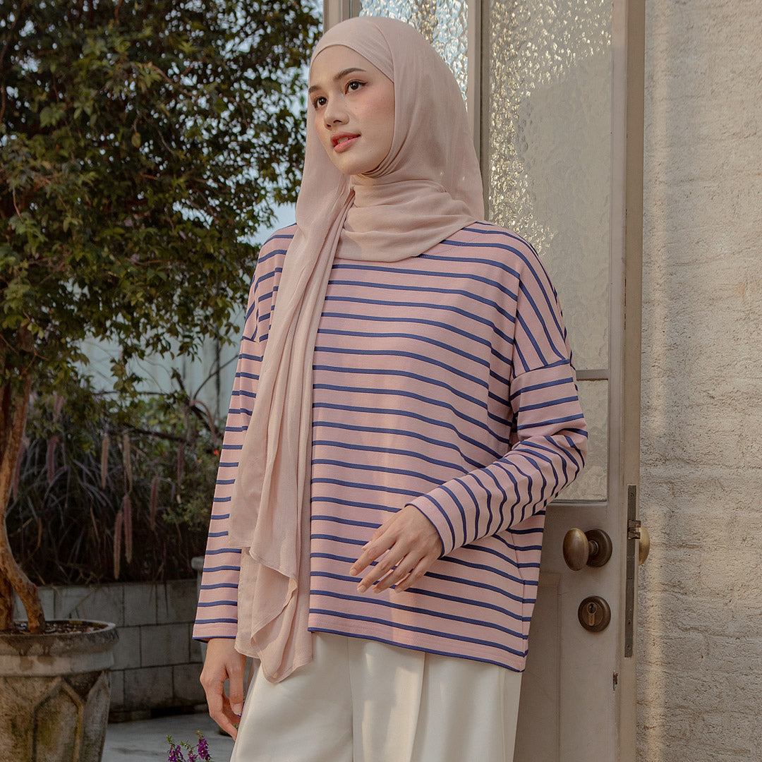 Ulyani Pink Stripe Top