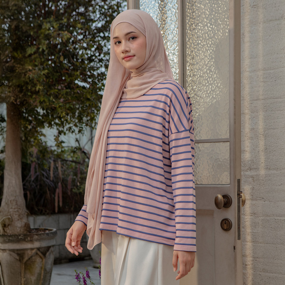 Ulyani Pink Stripe Top