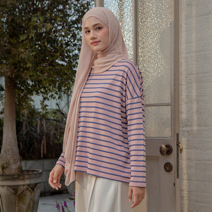 Ulyani Pink Stripe Top