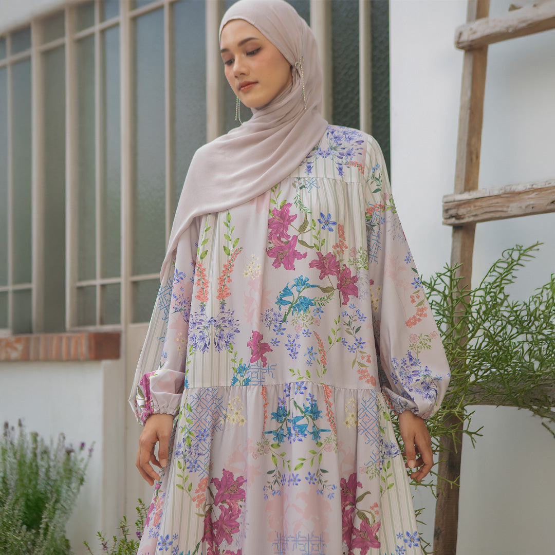 Vena Dress Lavender Bloom