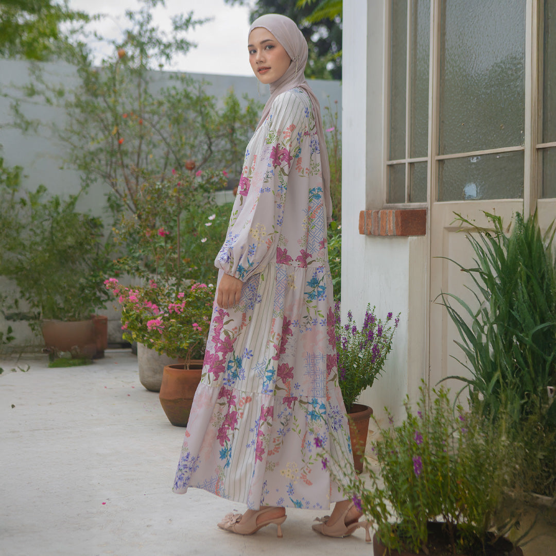 Vena Dress Lavender Bloom