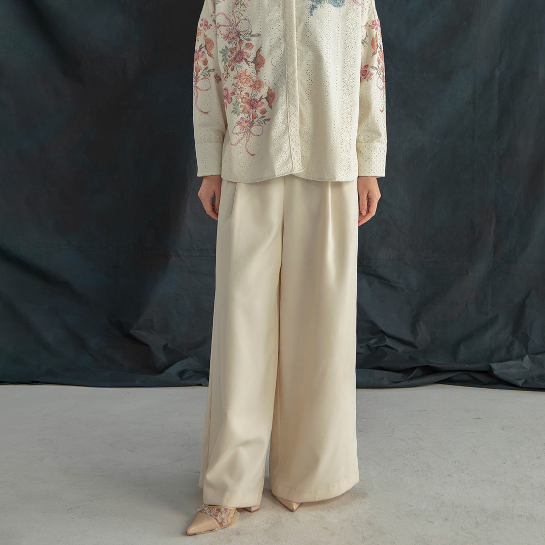 Flora Pants Ivory