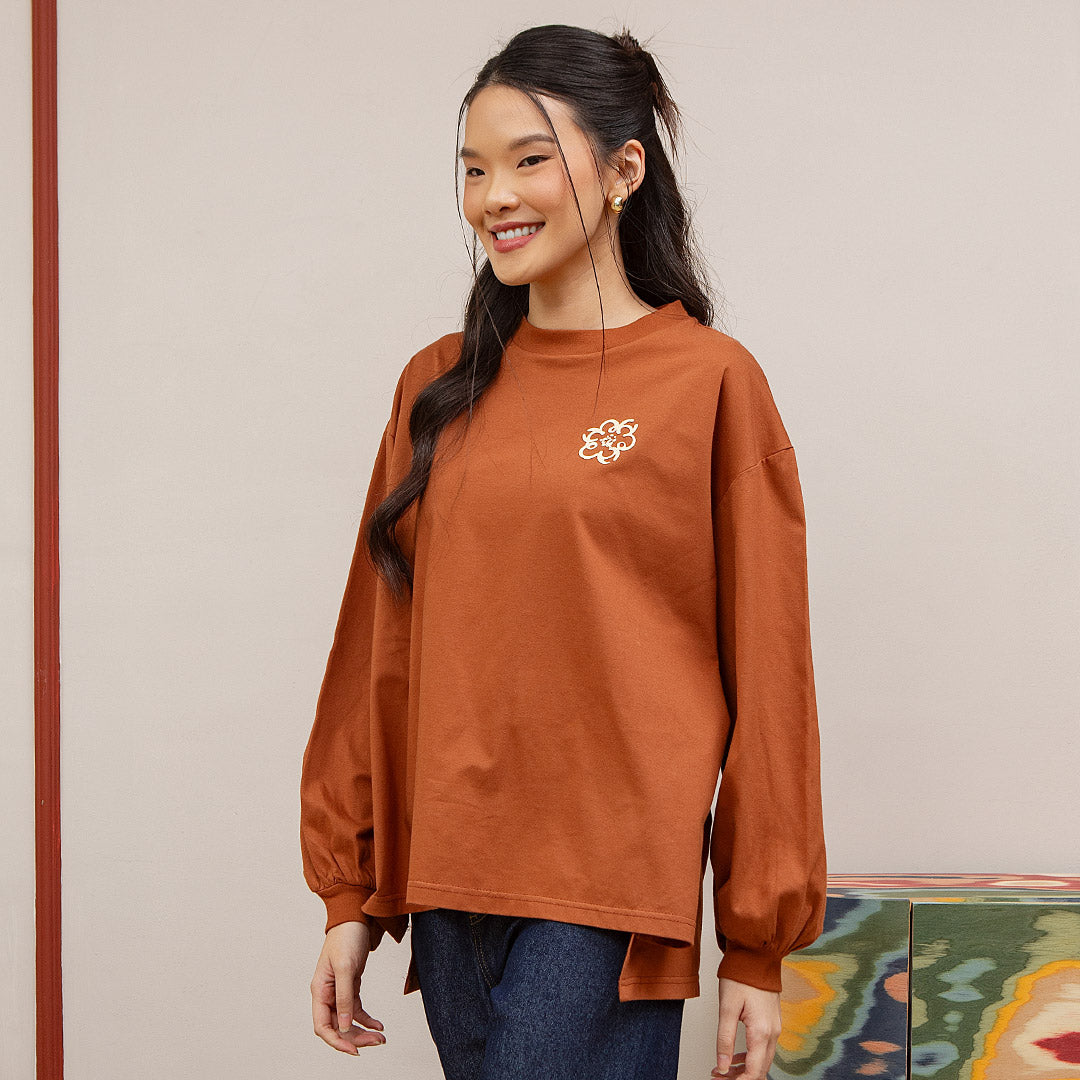 Willa Cinnamon Top
