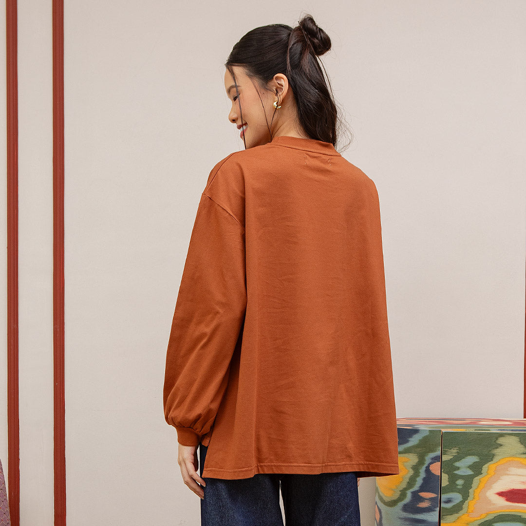 Willa Cinnamon Top