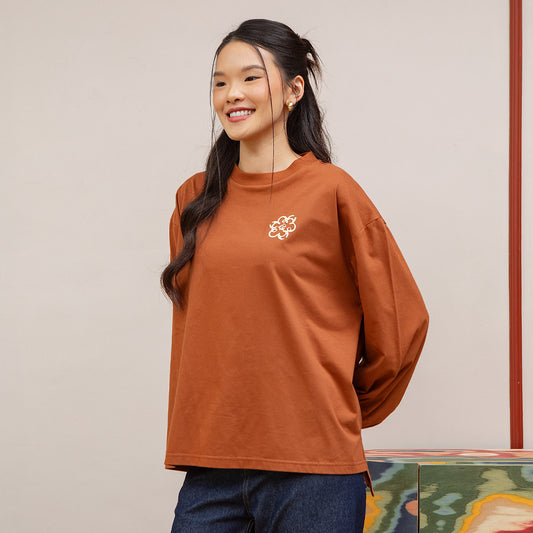 Willa Cinnamon Top