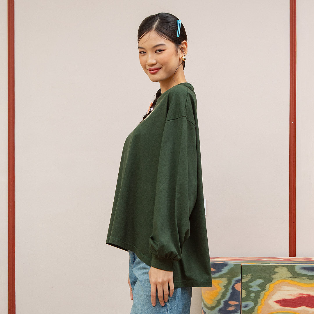 Willa Emerald Green Top