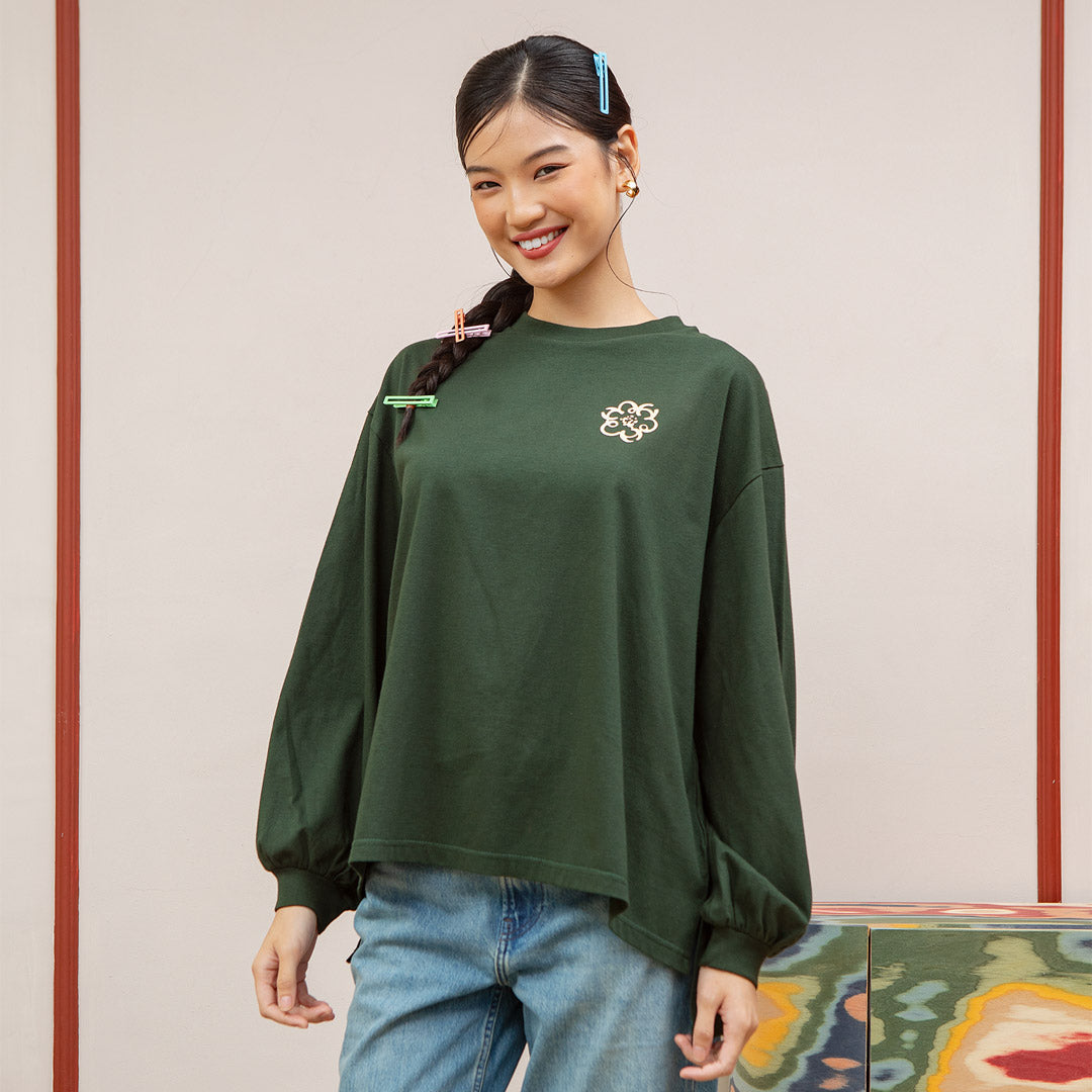 Willa Emerald Green Top