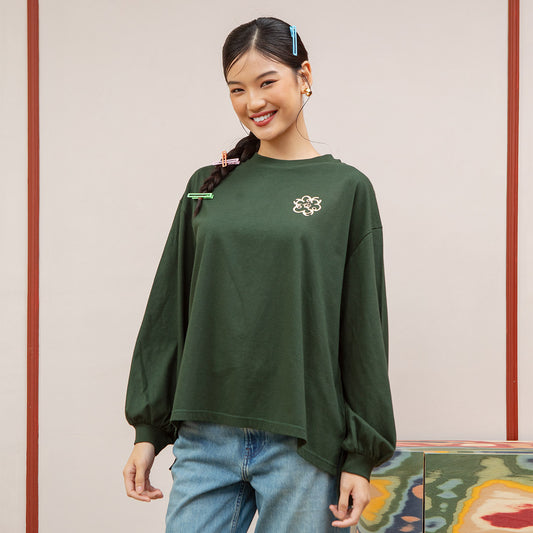 Willa Emerald Green Top